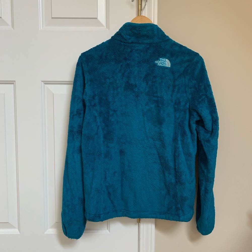 North Face Women’s Blue Wool Jacket - Picture 2 of 5
